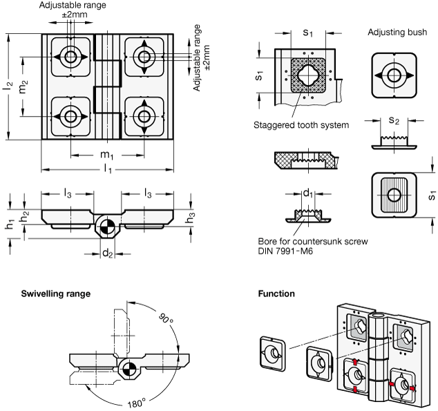 Hinge GN 236 sketch