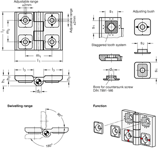 Hinge GN 236 sketch