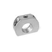 Stainless Steel Mounting Blocks GN 612.1 thumbnail