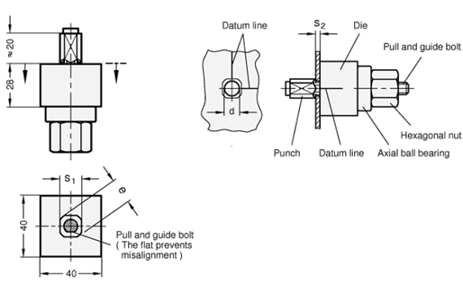 Sheet Metal Punches GN 123 sketch