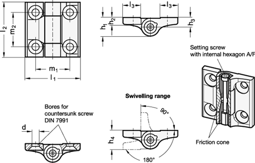 Hinges GN 437 sketch