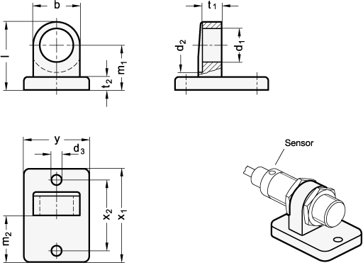 Sensor Holders GN 271.4 sketch