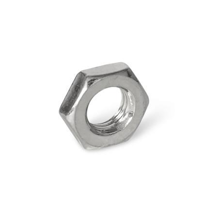 Thin Stainless Steel Hex Nuts ISO 8675