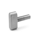 Stainless Steel Wing Screws sintered steel AISI 316L  matte shot blasted GN 431 thumbnail