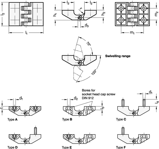 Hinges GN 155 sketch