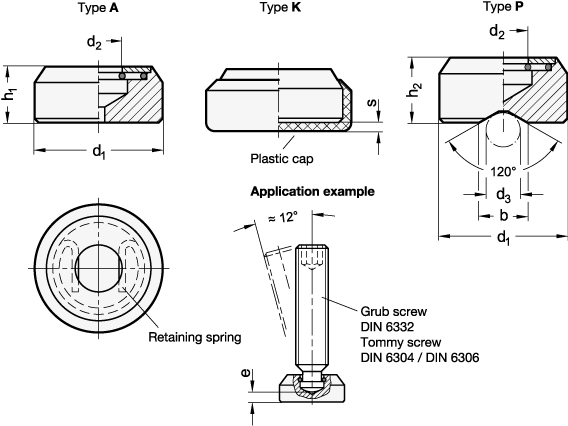 Thrust Pads GN 6311.1 sketch