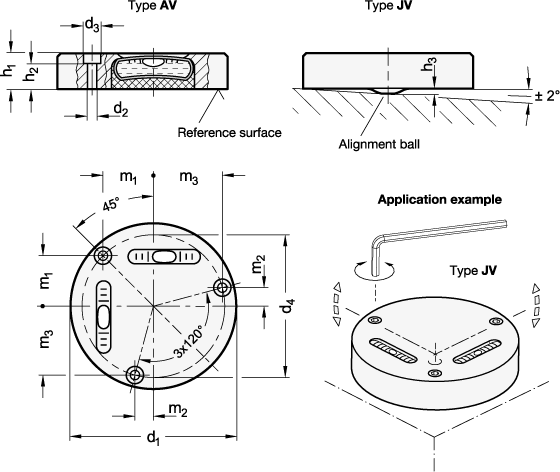 Cross Spirit Levels GN 2276 sketch