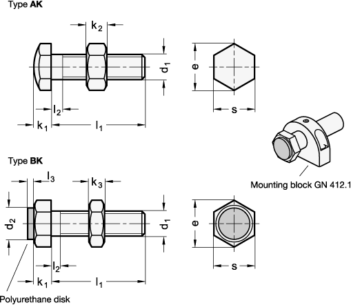 Setting Bolts GN 251 sketch