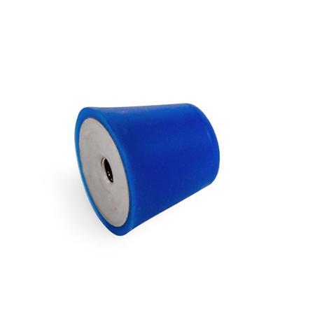 Silicone Buffers with Internal Thread GN 256