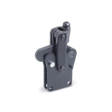 Knee Lever Modules Steel  blackened GN 910.2