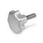 Star Knobs threaded stud Stainless Steel GN 6336.5 thumbnail
