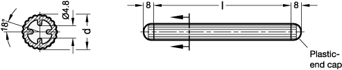 Retaining Tubes for GN 177 GN 177.4 sketch