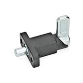 Spring Latches Guide steel  zinc plated or black coated GN 722.2 thumbnail