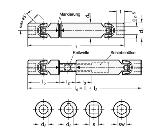  DIN 808 sketch