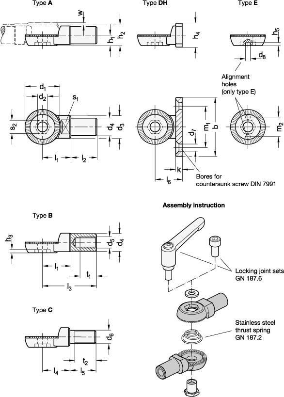 Stainless Steel Locking Plates GN 187.5 sketch