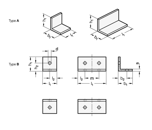 Installation Brackets GN 970 sketch