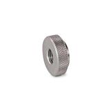 Stainless Steel Knurled Nuts GN 827.1 thumbnail