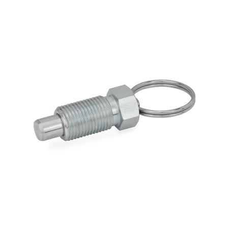 Indexing Plungers Guide steel  zinc plated GN 717