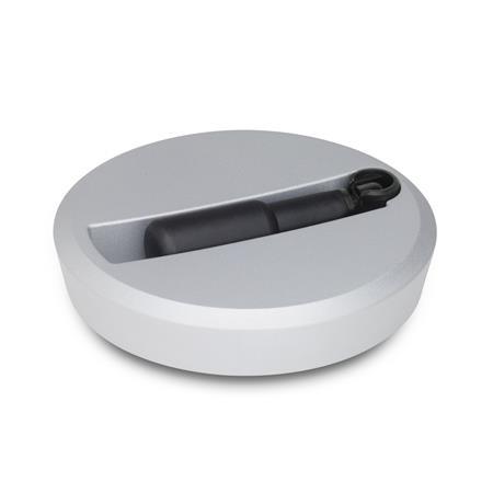 Handwheels with Retractable Handle plastic coated  handle swivelling GN 923.7