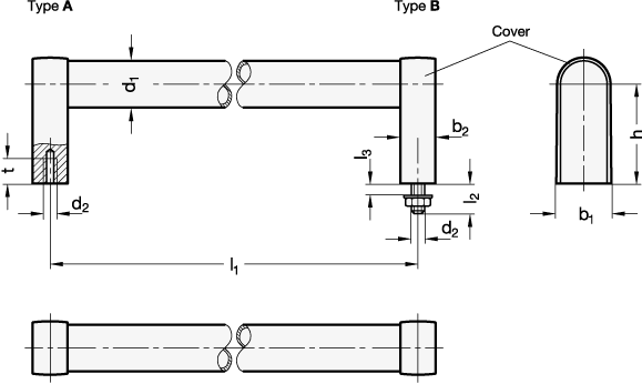 System Handles assembling from the back or operators side GN 669 sketch