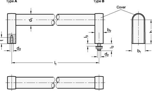 System Handles assembling from the back or operators side GN 669 sketch