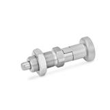 Stainless Steel Indexing Plungers  knob Stainless Steel GN 617.1 thumbnail