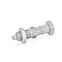 Stainless Steel Indexing Plungers  knob Stainless Steel GN 617.1 thumbnail