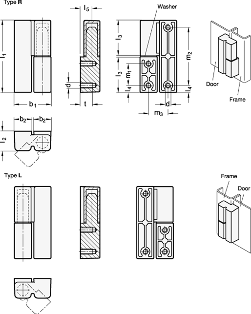 Hinges GN 161.2 sketch