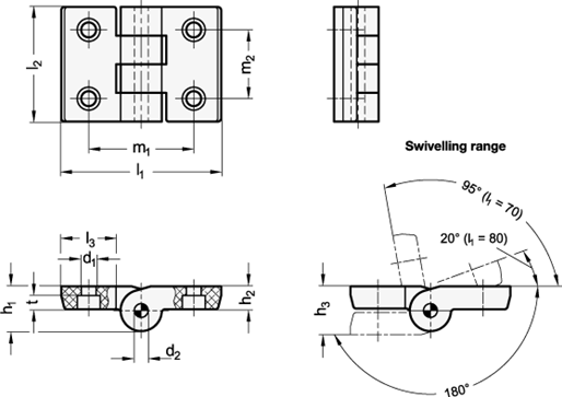 Hinges GN 157 sketch