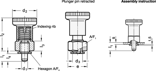 Indexing Plungers GN 607.3 sketch