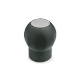 Softline Ball Handles plastic  lagged with a soft elastomer GN 675.1 thumbnail