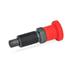 Indexing Plungers steel blackened knob plastic red GN 817 thumbnail