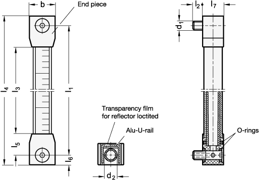 Oil Level Indicators GN 651 sketch