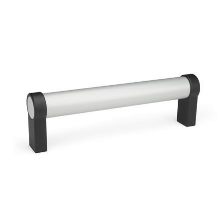 Tubular Handles Aluminium  zinc die casting GN 333.1