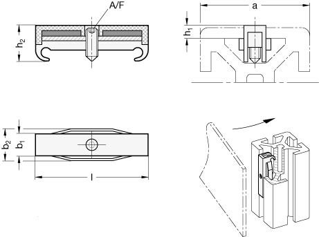 Retaining Magnets GN 56 sketch