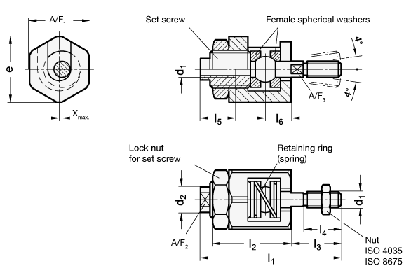 Quick Fit Couplings GN 240.2 sketch