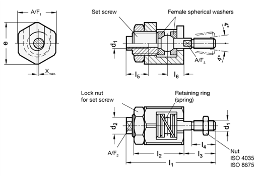 Quick Fit Couplings GN 240.2 sketch