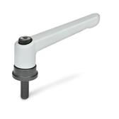 Adjustable Hand Levers with threaded stud steel GN 300.4 thumbnail