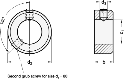 Shaft Collars GN 705 sketch