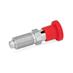 Stainless Steel Indexing Plungers  knob plastic  red GN 817 thumbnail