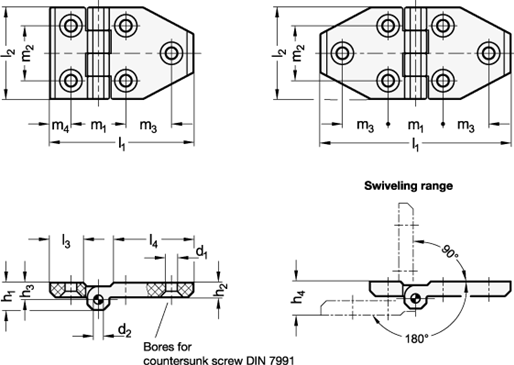 Hinges GN 237.1 sketch