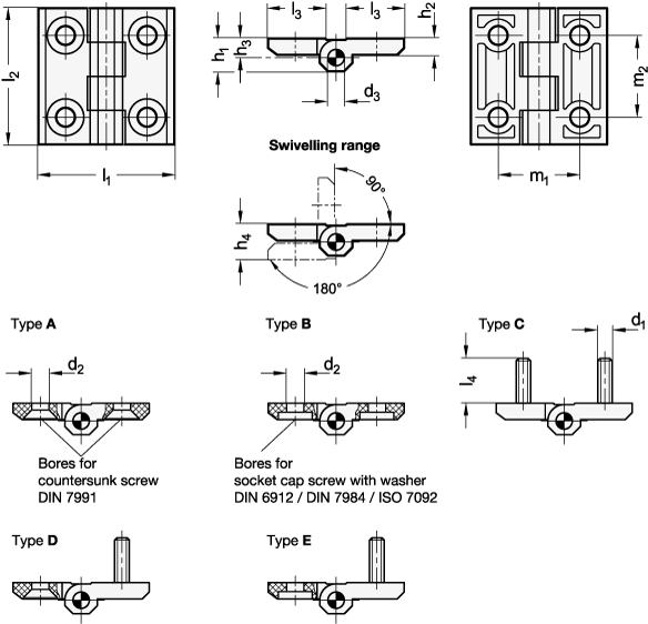 Hinges GN 237.1 sketch