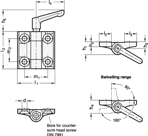 Hinges GN 437.2 sketch