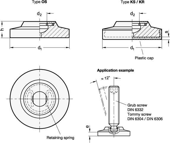 Foot Plates GN 6311.3 sketch