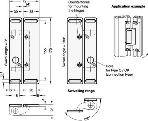 Mounting Plate GN 139.3 sketch