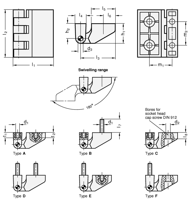 Hinges GN 154 sketch