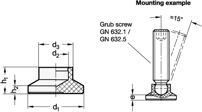 Thrust Pads GN 631 sketch