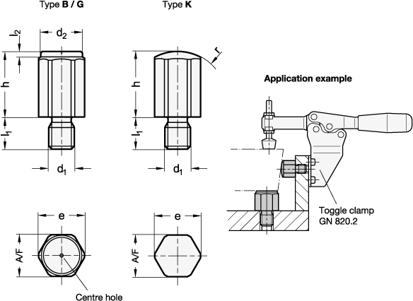 Positioning and Supporting Elements GN 408.1 sketch