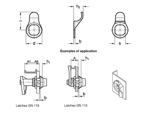 Opening Handles GN 120.1 sketch