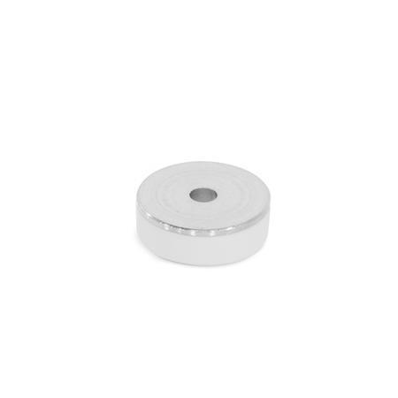 Disks with Cover Cap Steel  zinc plated  plastic GN 338